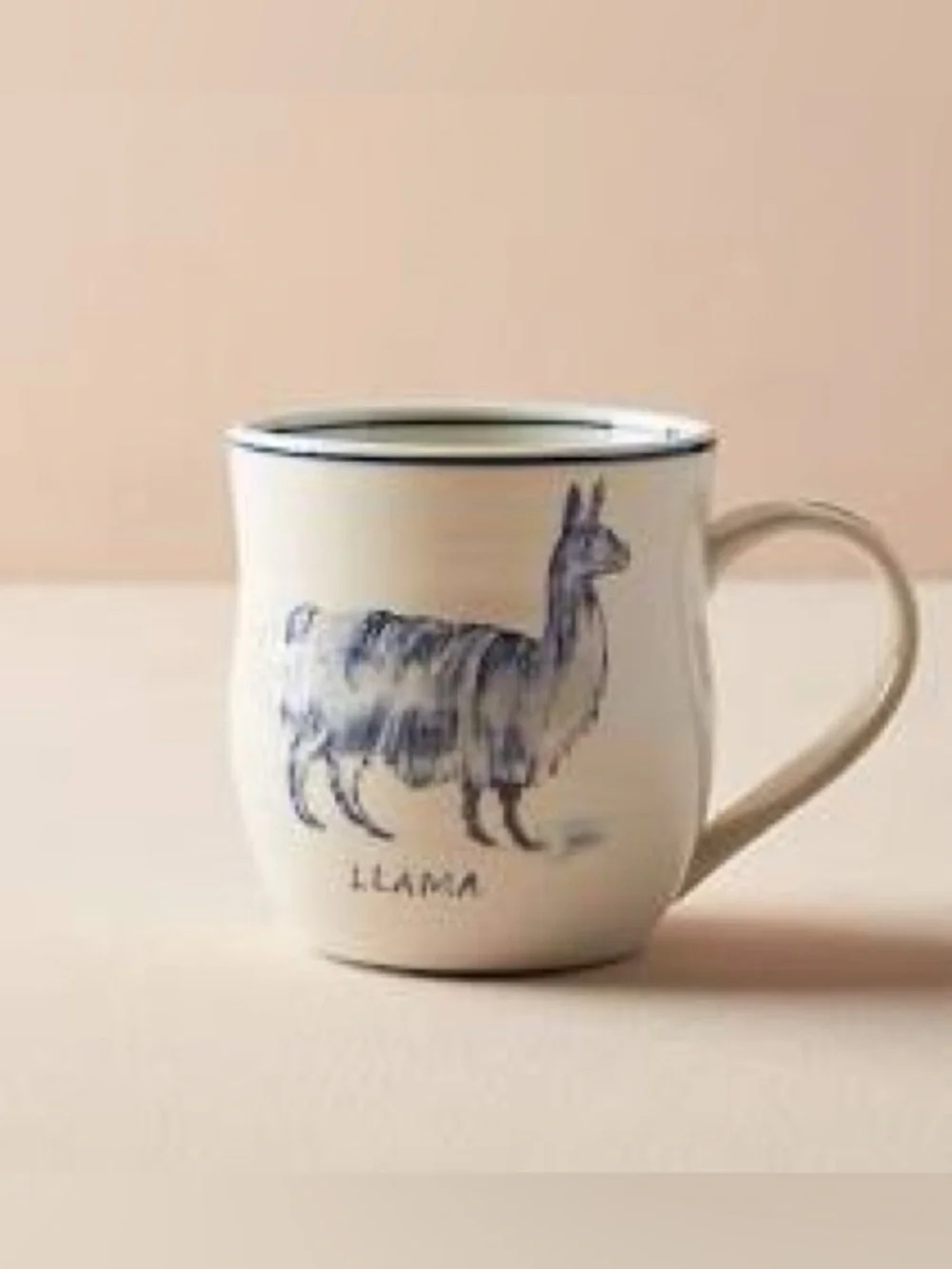 Anthropologie Molly Hatch Llama Mug